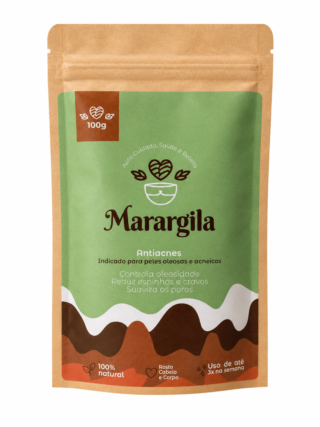 Argila Verde Purificante Antiacne
